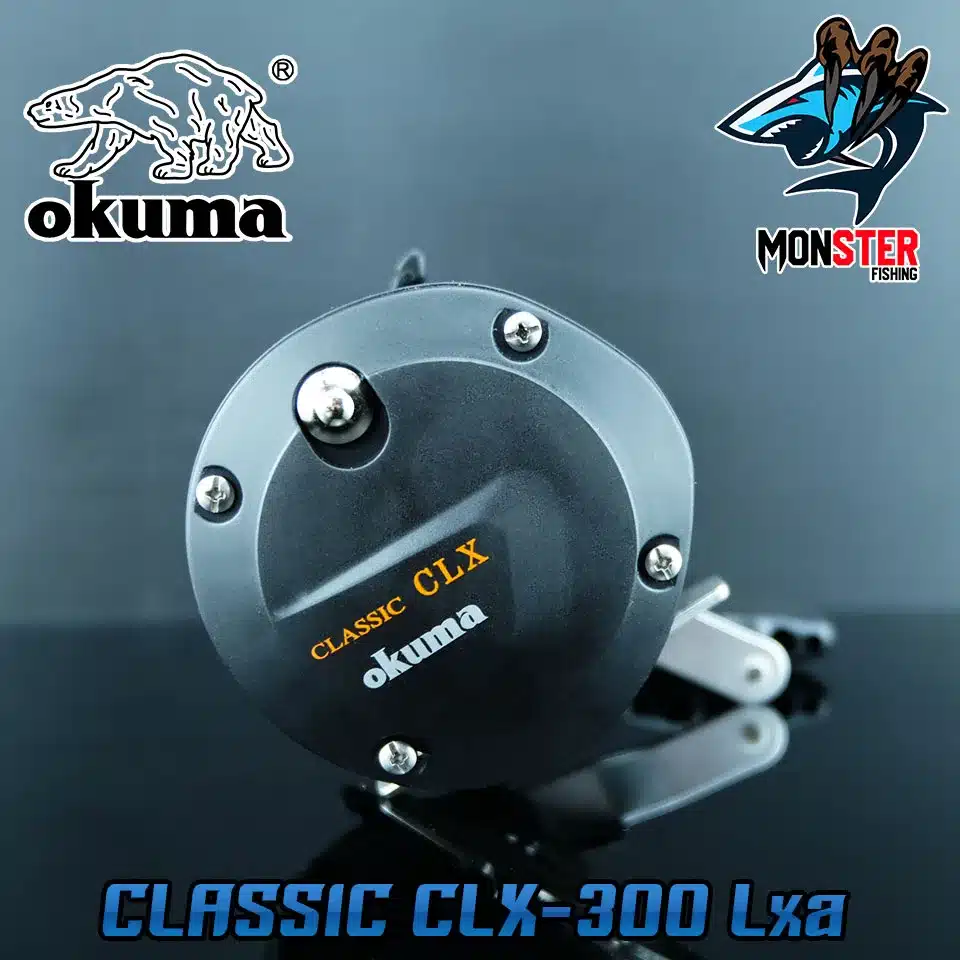 รอกตกปลาทรงกลม OKUMA CLASSIC CLX-300 (มีทั้งหมุนขวาและหมุนซ้าย