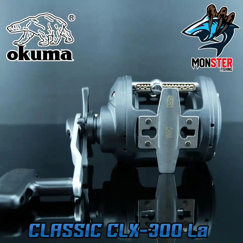 รอกตกปลาทรงกลม OKUMA CLASSIC CLX-300 (มีทั้งหมุนขวาและหมุนซ้าย) – MonSter  Fishing