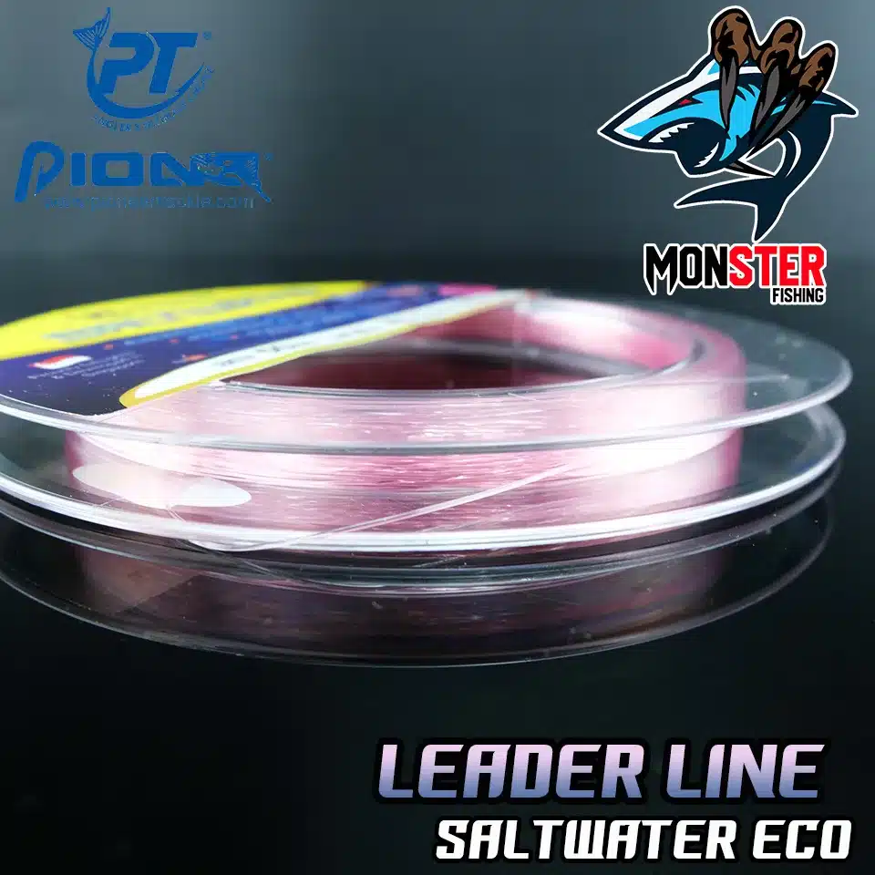สายลีดเดอร์ สายเอ็นหน้า LEADER LINE SALTWATER ECO PINK by PIONEER  (ตกปลาฟันคม) – MonSter Fishing