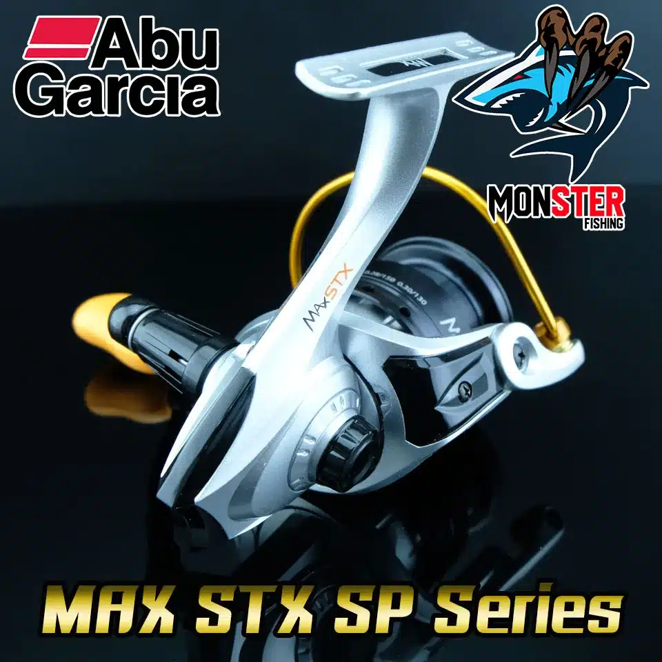 NEW แท้มีใบรับประกัน!! } รอกหยดน้ำ ABU GARCIA MAX STX รอบ 6.4:1  แขนหมุนคอมแพ็ต โค้งเว้าเข้ารูป