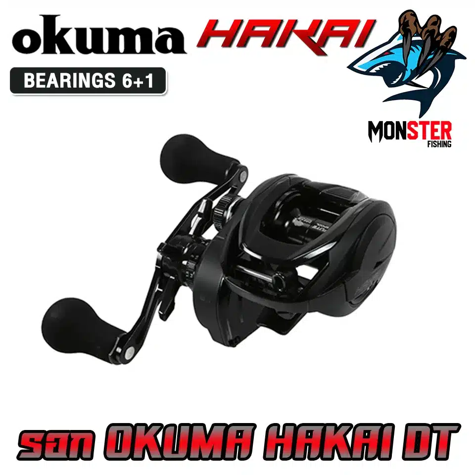 รอกตกปลา รอกหยดน้ำ OKUMA HAKAI DT HDT101X-A BAITCAST REEL (หมุนซ้าย) –  MonSter Fishing